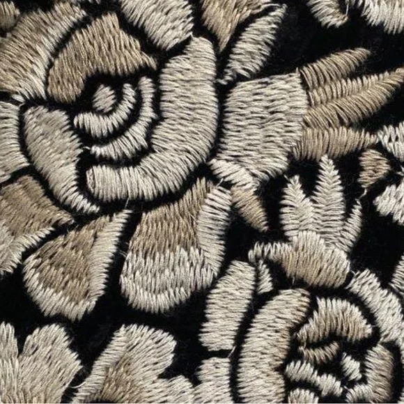 Johnny Was Olenna Velvet Knit Embroidered Dress - Picture 4 of 6